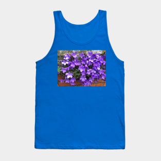 Siberian Bellflower on Garden Wall Tank Top